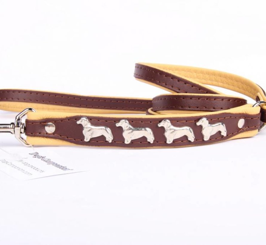 personalized leather dog leash