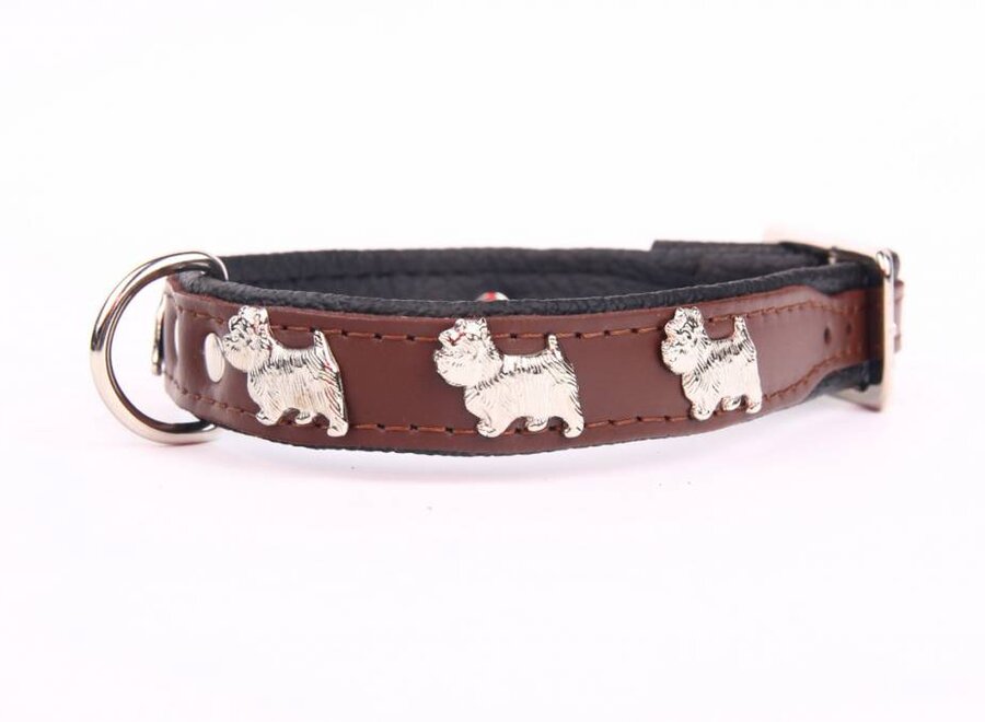 Lederhalsband Westie
