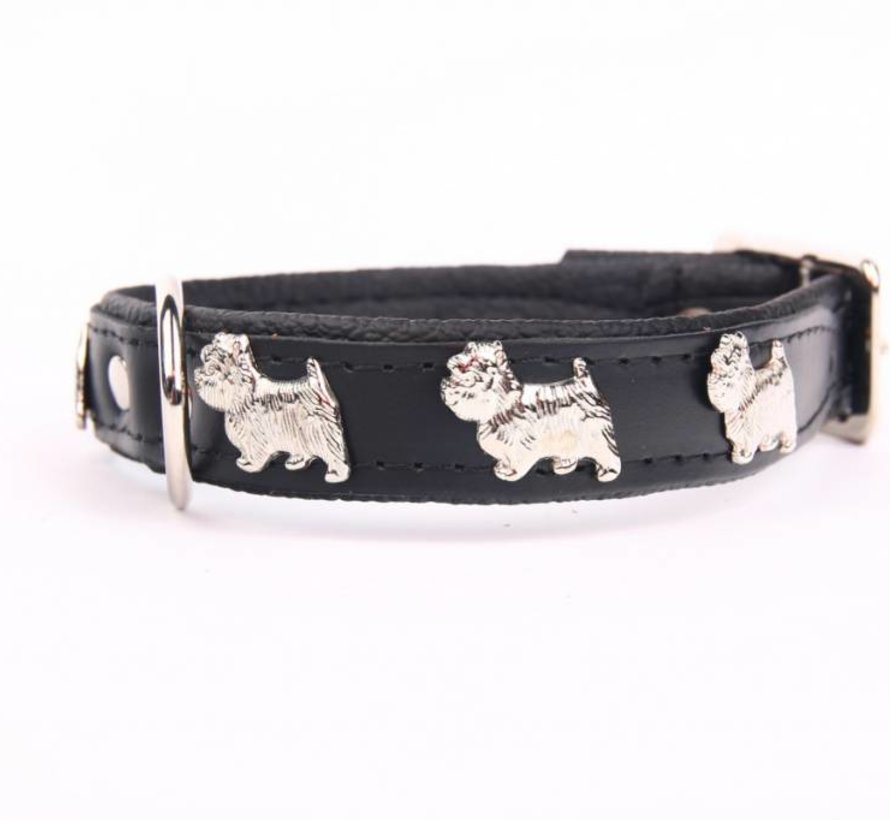 Leather dog collar Westie Dog beds by Dog's Companion®
