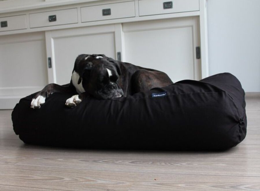 Dog bed black large