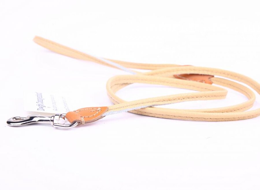 Leather round leashes