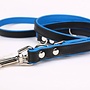 Adjustable leather round leash (soft/duo)