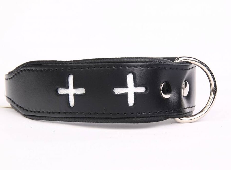 Swiss leather collar