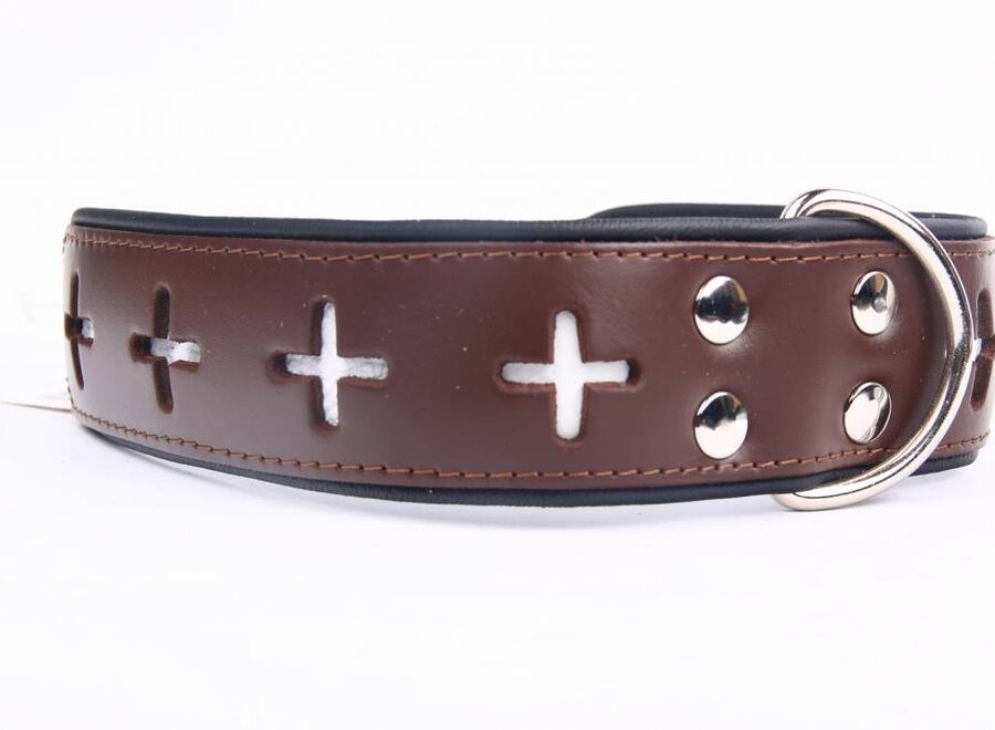 Swiss leather collar