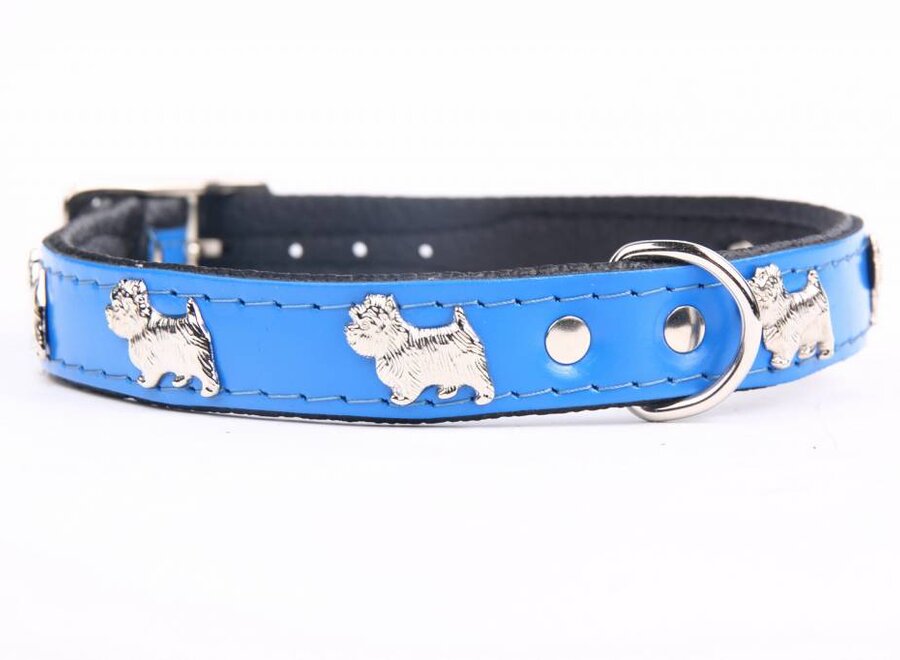 Collier en cuir Westie