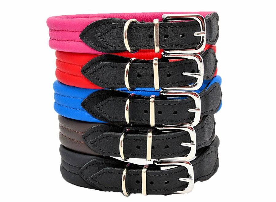 Lederhalsband soft