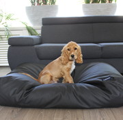 Dog's Companion Lit pour chien noir leather look Large