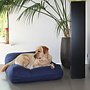 Lit pour chien bleu foncé large