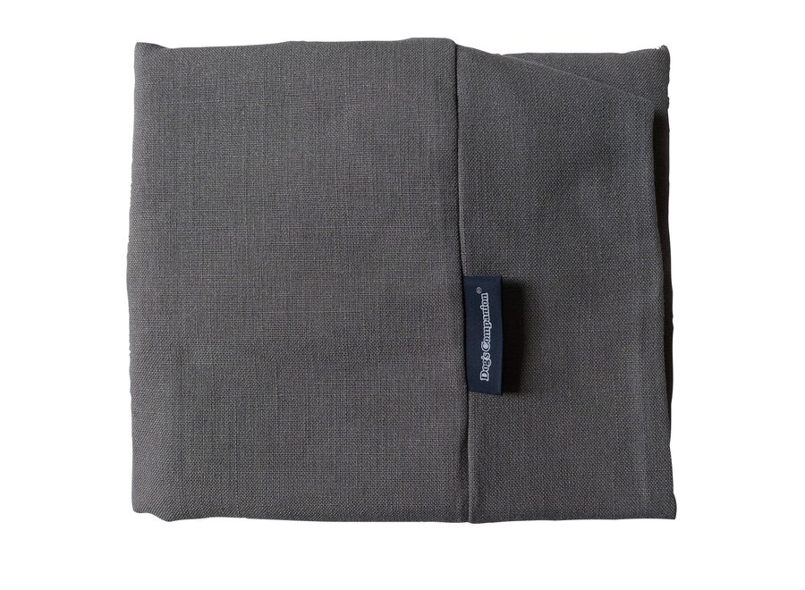 Dog bed Stone grey linen look