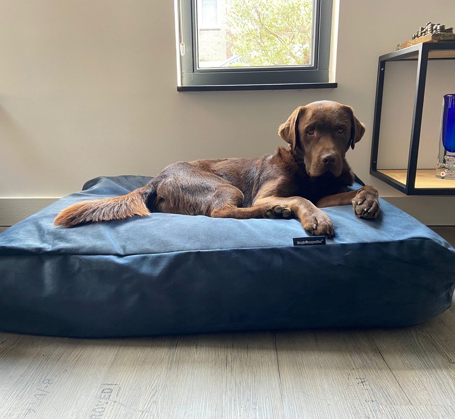 Dog bed Strong Midnight Blue Velvet - Dog beds by Dog's Companion®