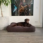 Lit pour chien soft brown chenille velvet