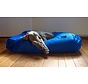 Dog bed cobalt blue coating