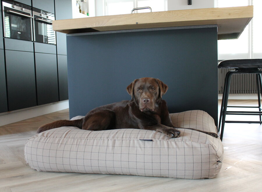 Dog bed Manhattan camel