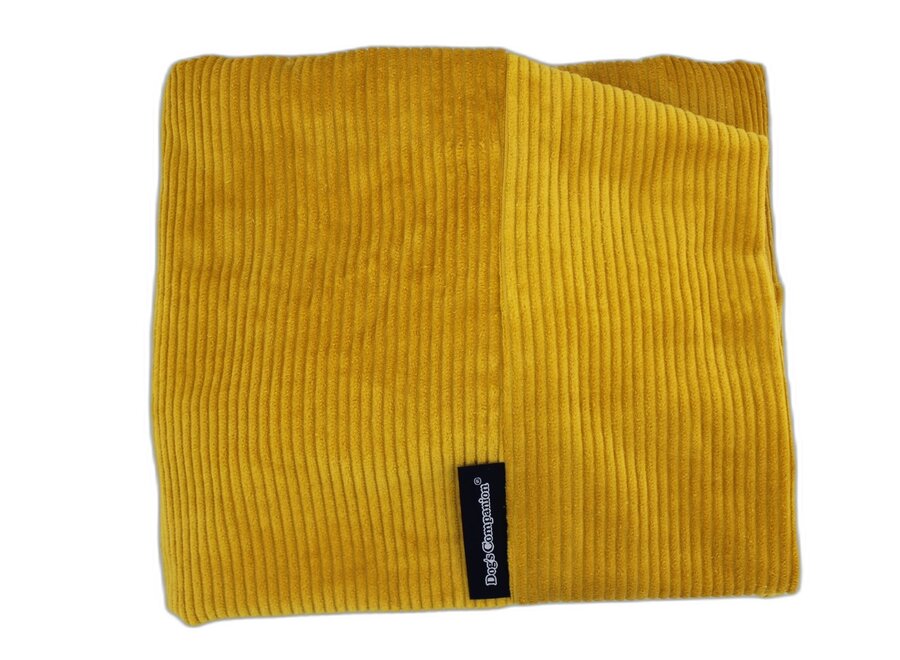 Extra cover ochre yellow corduroy