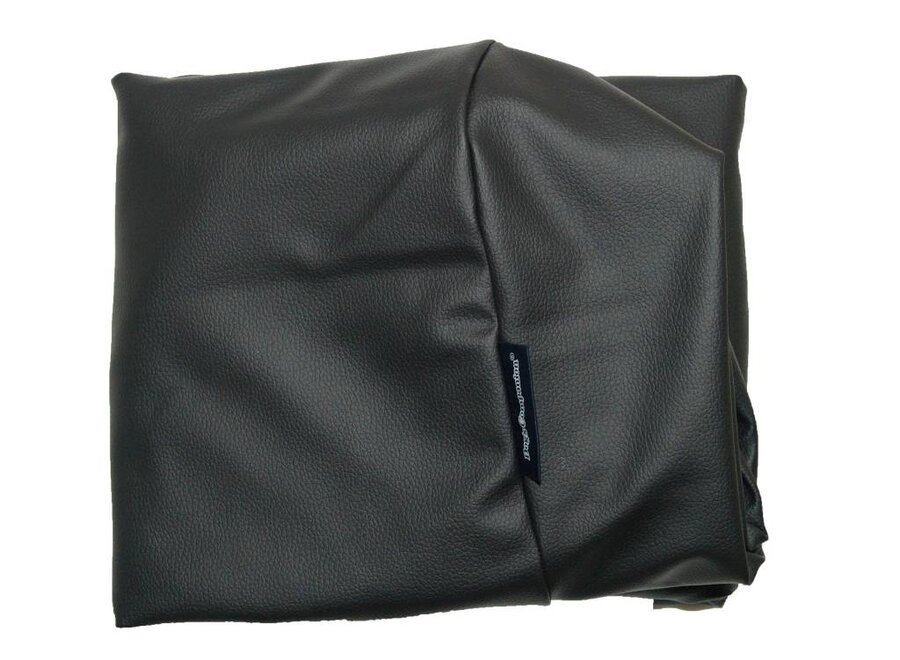 Dog bed Black leather look