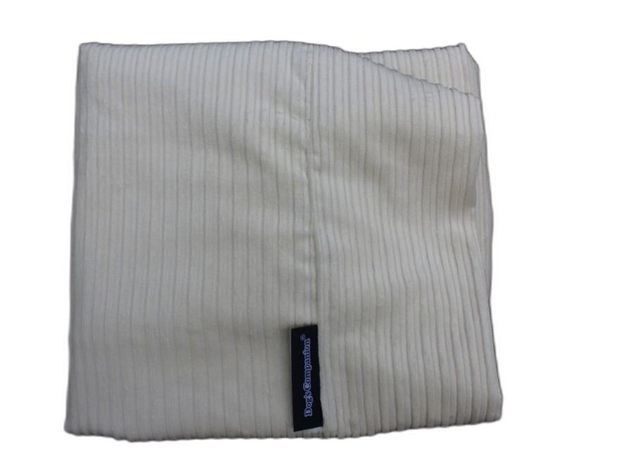 Dog bed off-white double corduroy