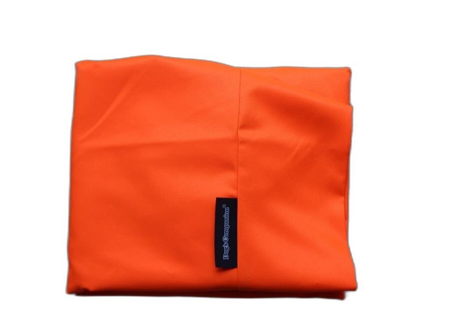 Dog bed orange coating