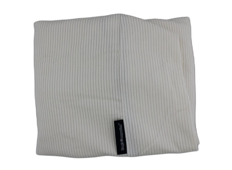 Dog bed off-white corduroy large