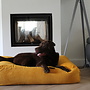 Dog bed ochre yellow corduroy small