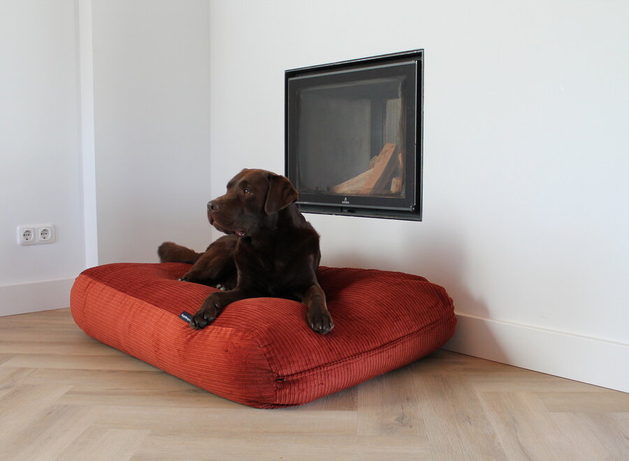 Dog bed brique double corduroy extra small