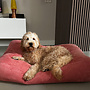 Dog bed old pink corduroy small