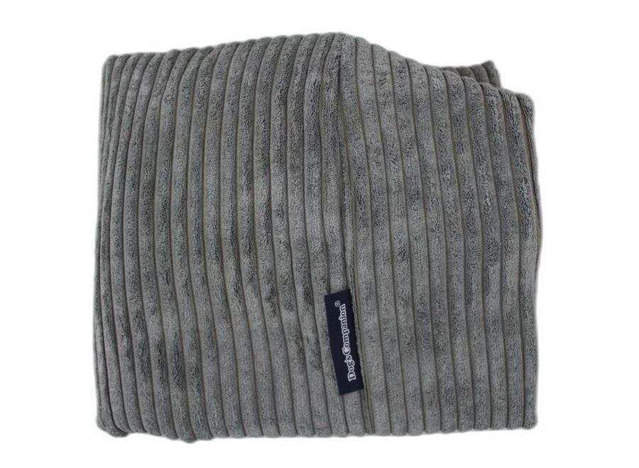 Lit pour chien gris souris giant velours côtelé superlarge