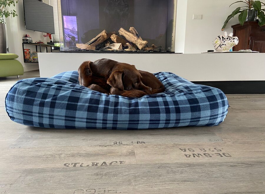 Lit pour chien fleece cosy blue extra small