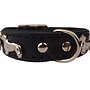 Leather Collar Dachshund (small) black