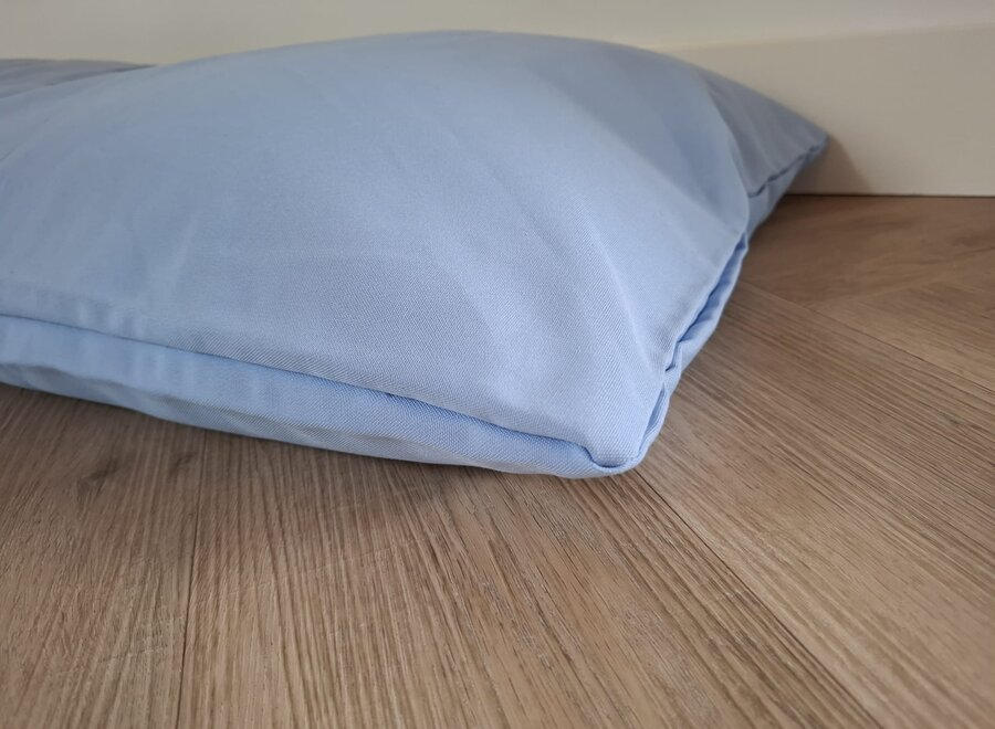 Banc coussin bleu 110 x 52 cm