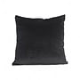Black Decorative Pillow 45x45 cm | Premium Double Corduroy Cushion | Dog’s Companion Handmade Luxury Cotton Sofa Pillow