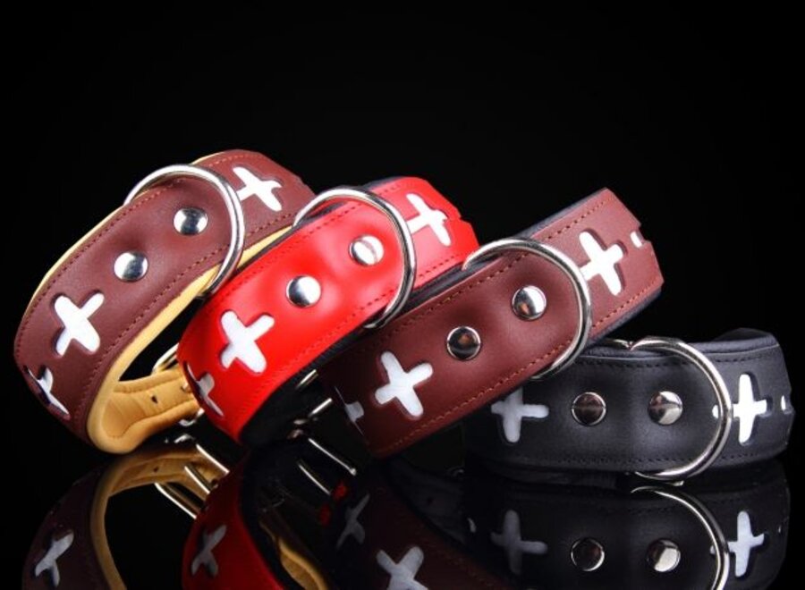 Swiss Lederhalsband
