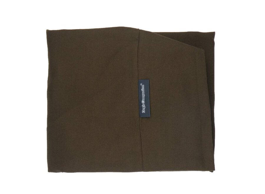 Dog bed chocolate brown medium