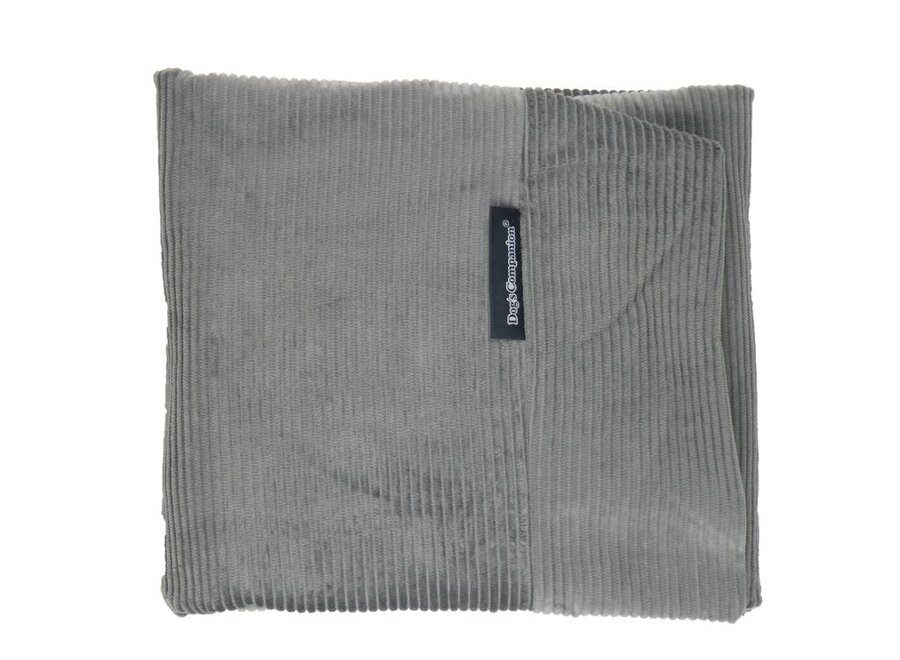 Dog bed mouse grey corduroy superlarge