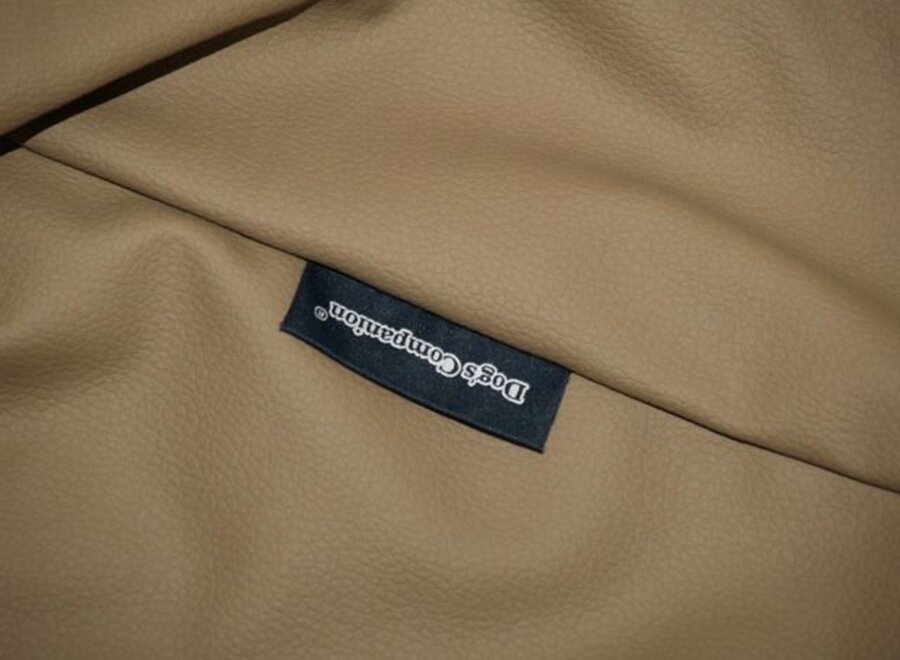Extra cover taupe leather look large