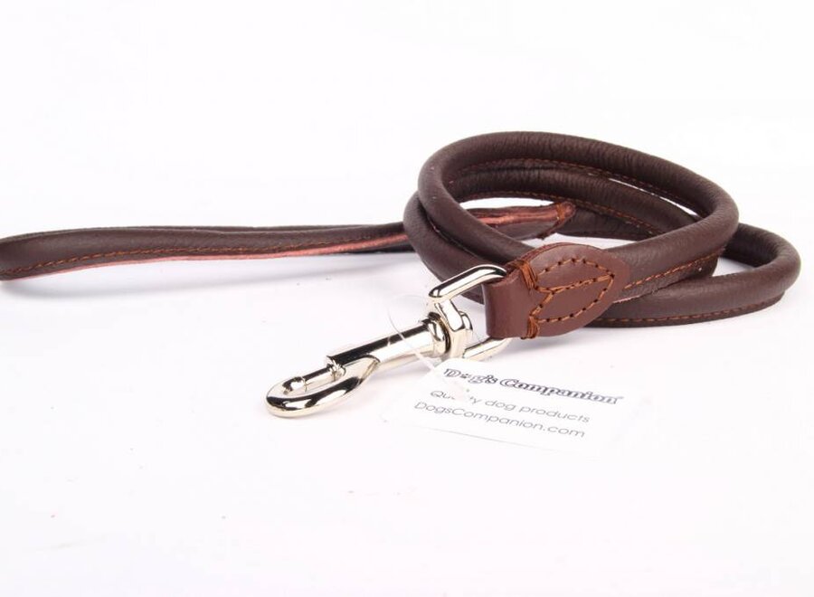 Hundeleine Leder (rund)