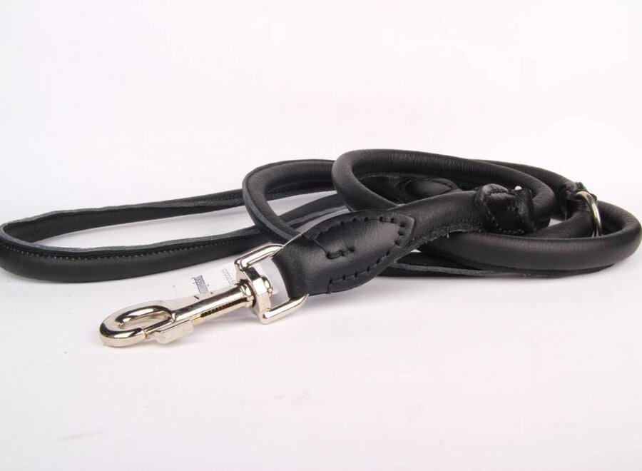 Adjustable leather round leashes