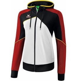 Premium One training jacket Zwart Rood Geel