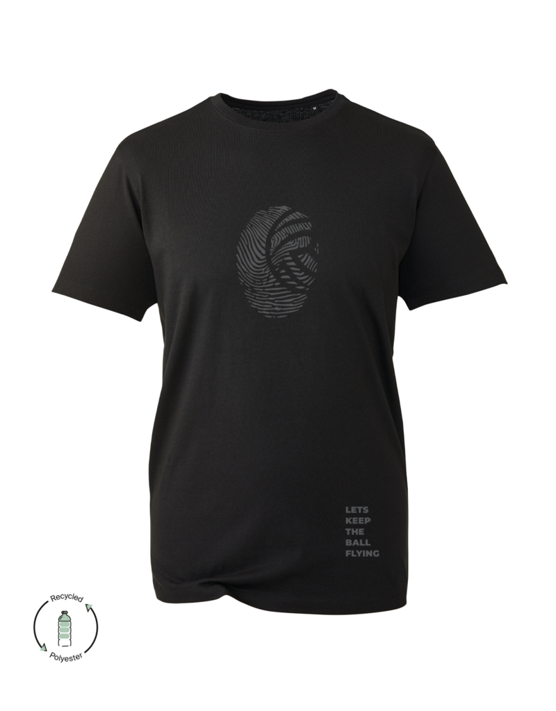 LKTBF Recycled Sport-Tee Fingerprint Black Men