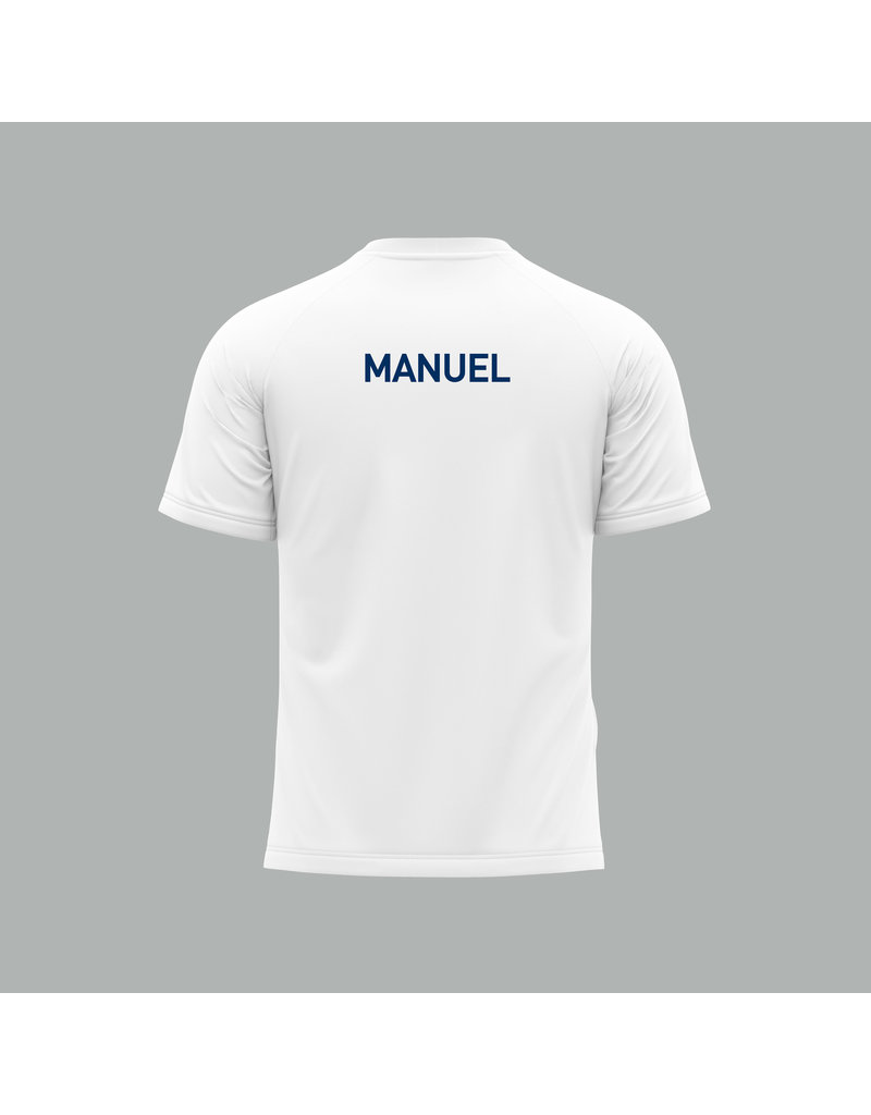 Dames T-shirt Wit BCE'78 met opdrukken