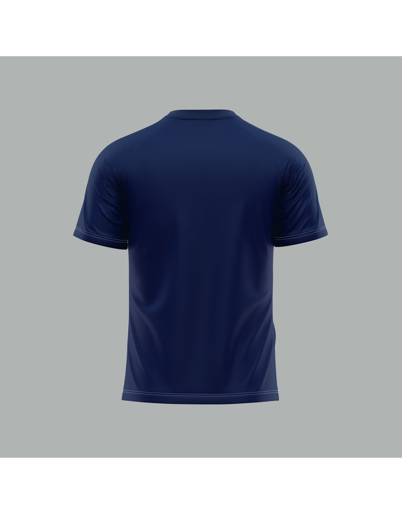 Heren T-shirt Navy BCE'78 met opdrukken