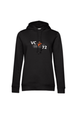 VCO'72 Dames Hoodie zwart met clublogo