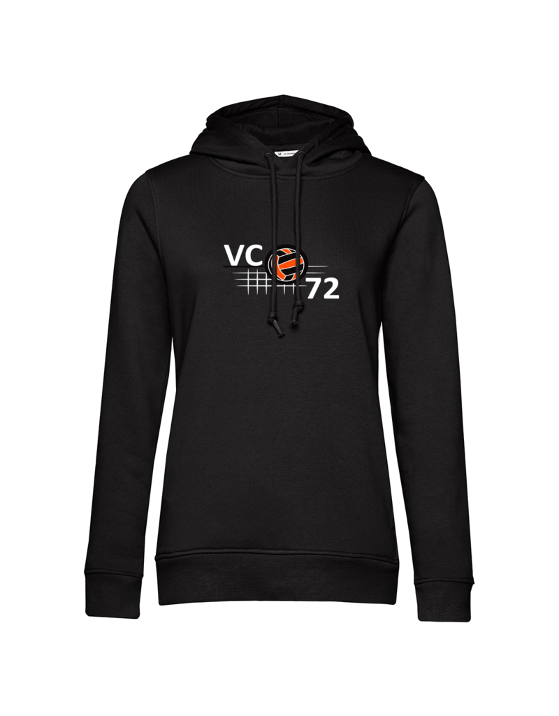 VCO'72 Dames Hoodie zwart met clublogo