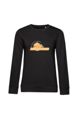 B&C Ermerstrand Dames Sweater zwart met logo