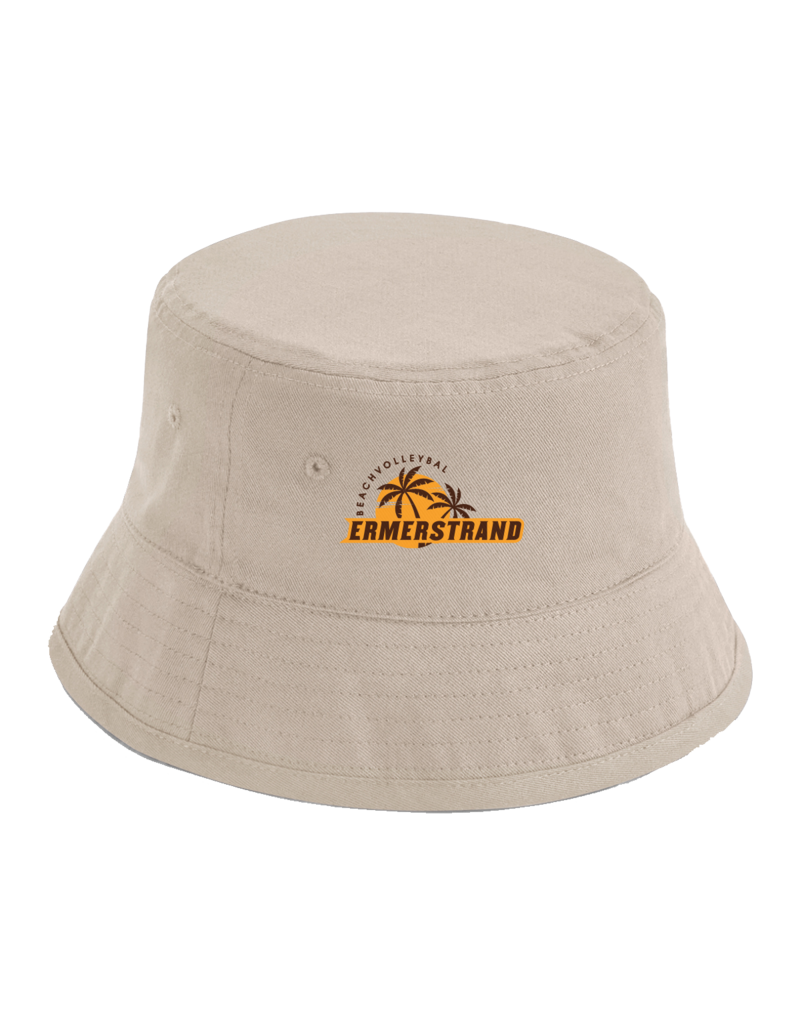 Ermerstrand Bucket Hat beige met logo