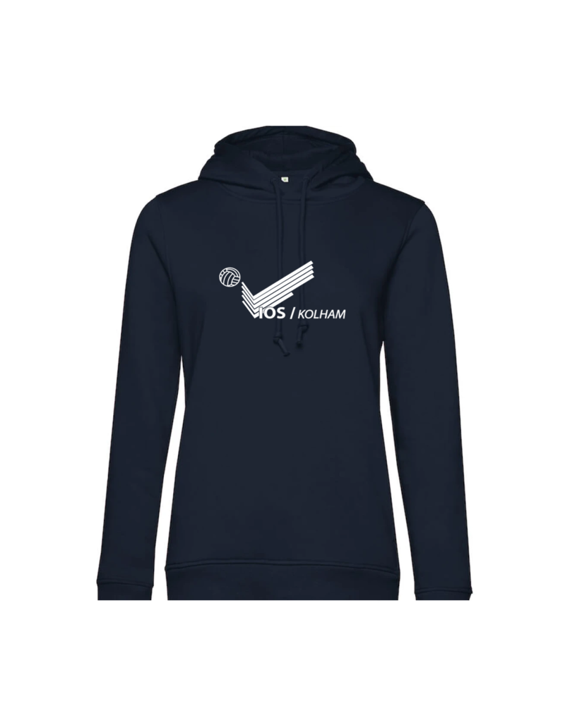B&C VIOS/Kolham Dames Hoodie navy met clublogo