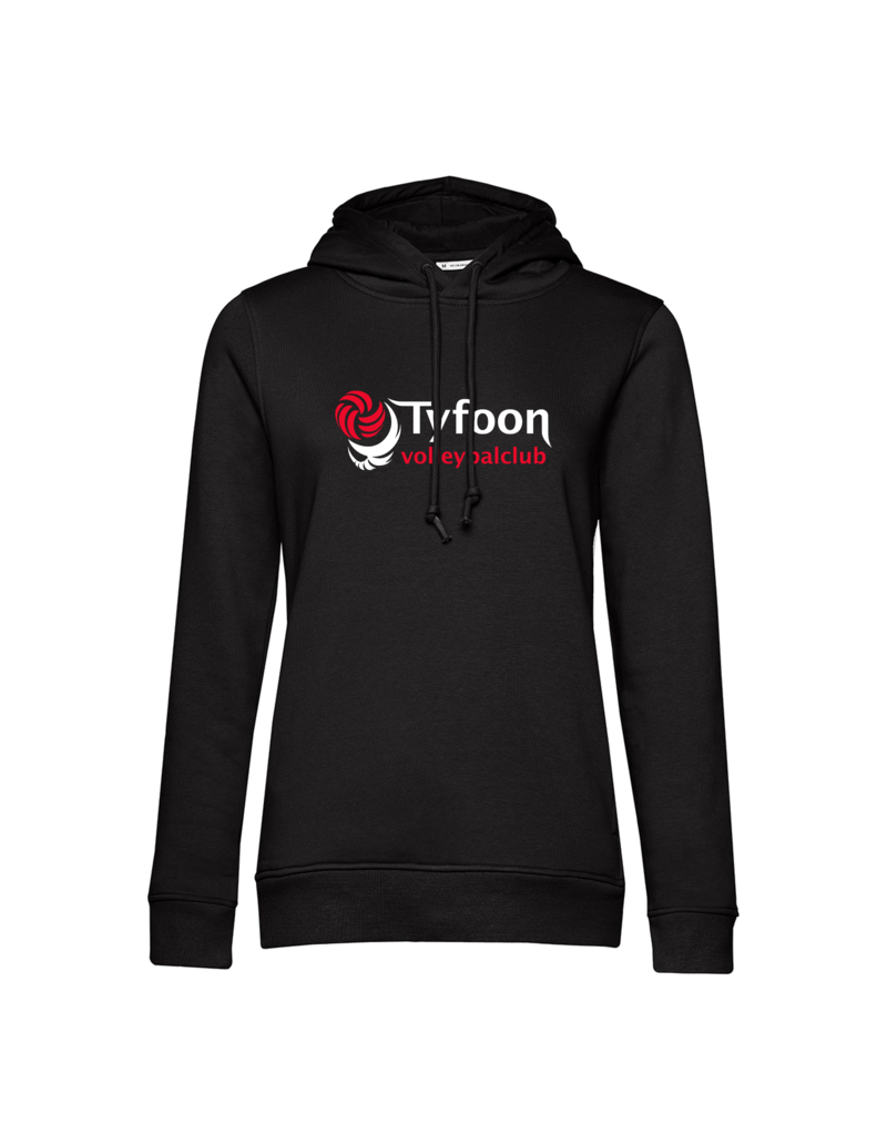 B&C VC Tyfoon Dames Hoodie zwart met clublogo