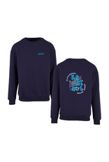 B&C Krathos Dames Sweater Casual Oversized - Light Navy