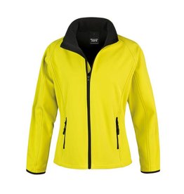 Soft Shell Ladies Yellow Black