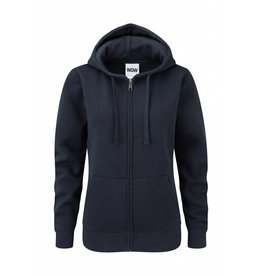 Ladies' Authentic Zipped Hood French Navy