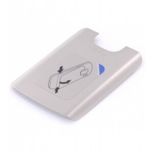 Nokia E5 Accudeksel Stainless 0257589